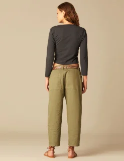 Nicoli T-shirts<ANTHRACITE BUTTONED T-SHIRT Grises antracitas