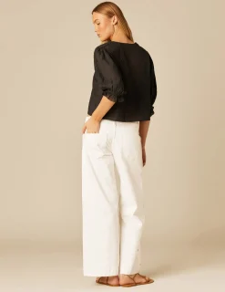 Nicoli Shirts & Blouses<ANTHRACITE EMBROIDERED SHIRT Grises antracitas