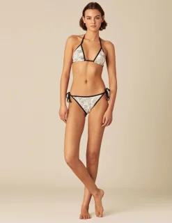 Nicoli Swimwear<ANTHRACITE FLOWER BIKINI Grises antracitas