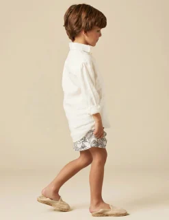 Nicoli Swimwear<ANTHRACITE FLOWER SWIMSUIT Grises antracitas