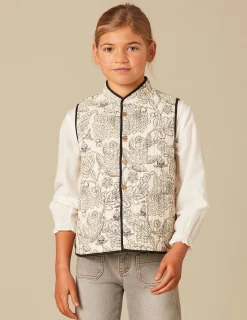 Nicoli Waistcoats<ANTHRACITE FLOWER WAISTCOAT Grises antracitas