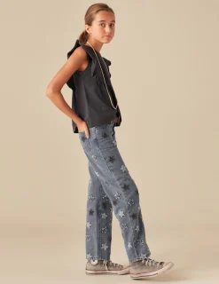 Nicoli T-shirts<ANTHRACITE RUFFLE SHIRT Blancos