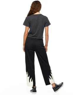 Nicoli T-shirts<Anthracite Short Sleeve T-shirt Grises