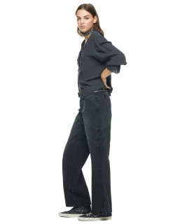 Nicoli Trousers|Denim<ANTHRACITE WAVY JEANS Grises