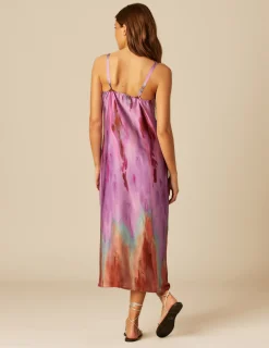 Nicoli Dresses<BERRY PRINT DRESS Mora