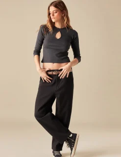 Nicoli Trousers<BLACK CHINOS Beiges