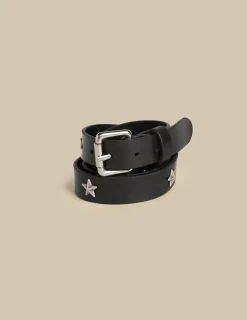Nicoli Belts|Belts<BLACK STARS BELT Negros