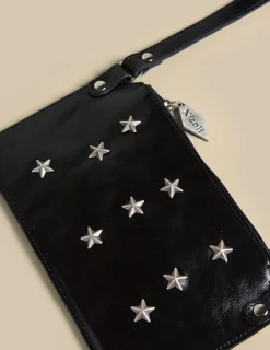Nicoli Bags<BLACK STARS CROSSBODY BAG Marrones