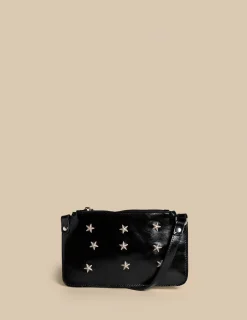 Nicoli Bags<BLACK STARS CROSSBODY BAG Marrones