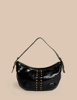 Nicoli Bags<BLACK STUDDED BAG Marrones