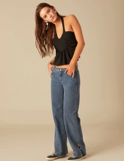 Nicoli Tops<BLACK TOP Negros