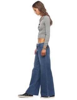 Nicoli Trousers|Denim<BLUE BELTED JEANS Azul vaquero