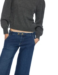 Nicoli Trousers|Denim<BLUE BLACK NN JEANS Azules