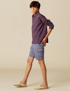Nicoli Trousers<BLUE CARGO SHORTS Arena