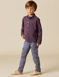 Nicoli Trousers<BLUE CARGO TROUSERS Verde caza