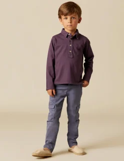 Nicoli Trousers<BLUE CARGO TROUSERS Verde caza