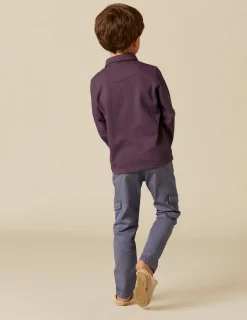 Nicoli Trousers<BLUE CARGO TROUSERS Verde caza