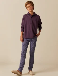 Nicoli Trousers<BLUE CARGO TROUSERS Verde caza