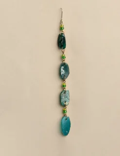 Nicoli Earrings<BLUE CRYSTALS EARRING Azules oscuros