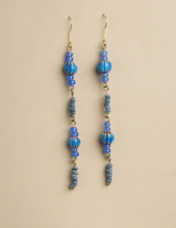 Nicoli Earrings<BLUE EARRINGS Azules claros