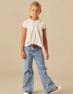 Nicoli Trousers|Denim<BLUE FLAP POCKET JEANS Azules