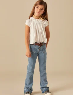 Nicoli Trousers|Denim<Blue Flared Jeans Azules claros