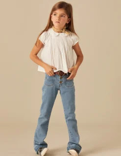 Nicoli Trousers|Denim<Blue Flared Jeans Azules claros