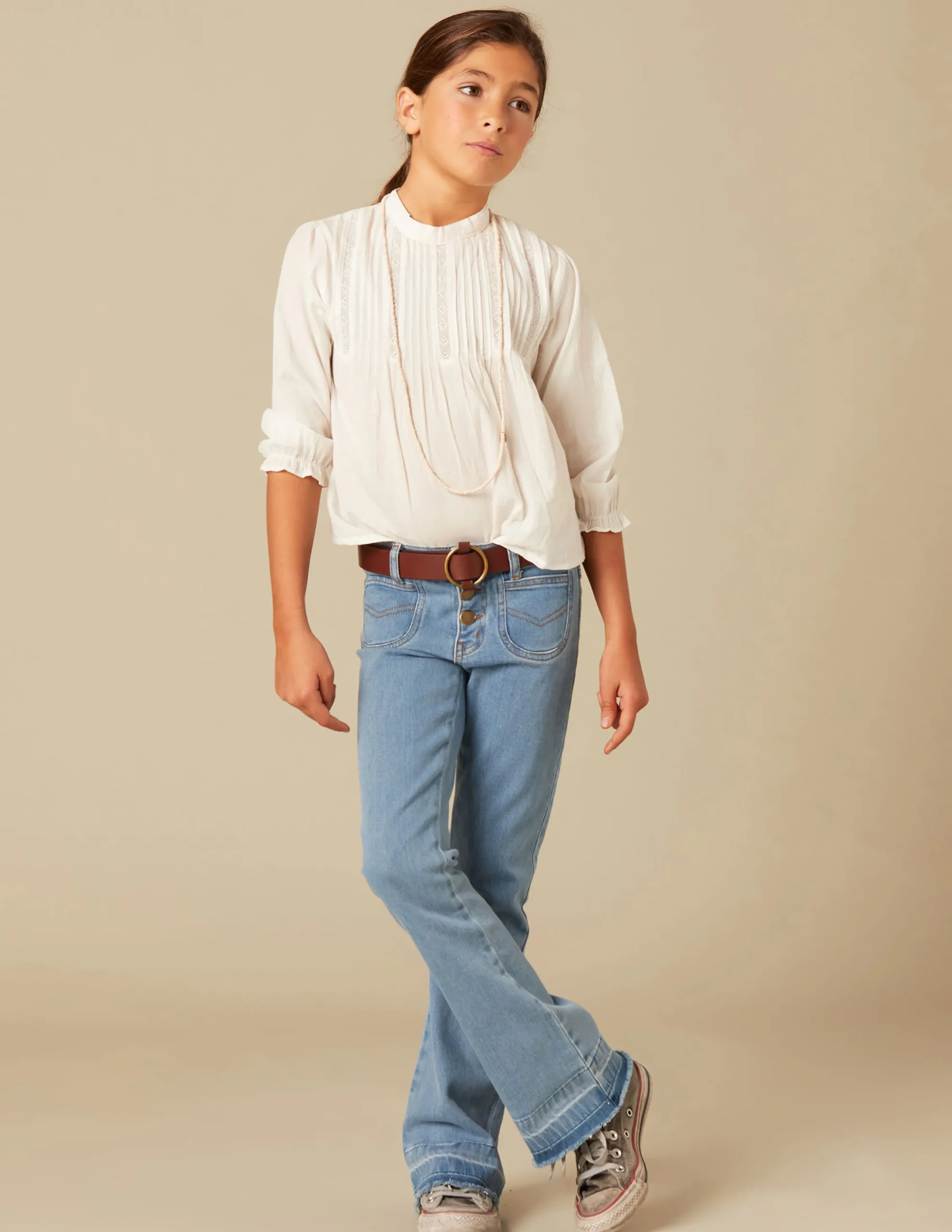 Nicoli Trousers|Denim<Blue Flared Jeans Azules claros