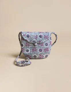 Nicoli Bags & Shoulder bags|Shoulder bags<BLUE FLORAL CROSSBODY BAG Lila