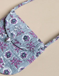 Nicoli Bags & Shoulder bags|Shoulder bags<BLUE FLORAL CROSSBODY BAG Lila