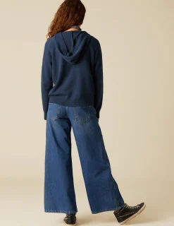 Nicoli Trousers|Denim<BLUE JEANS SIDE BUTTONS Azul vaquero