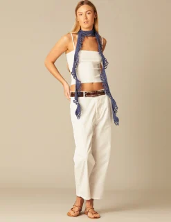 Nicoli Scarves & Shawls<BLUE KNIT SCARF Azules