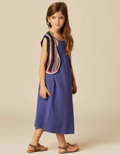 Nicoli Knitwear|Waistcoats<BLUE KNIT VEST Azules