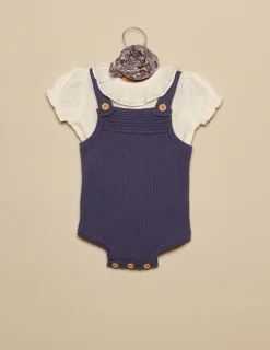 Nicoli Playsuits & Dungarees|Knitwear<BLUE KNITTED PLAYSUIT Arena