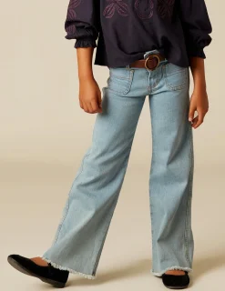 Nicoli Trousers|Denim<BLUE POCKET JEANS Azul vaquero