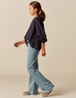 Nicoli Trousers|Denim<BLUE POCKETS JEANS Azul vaquero