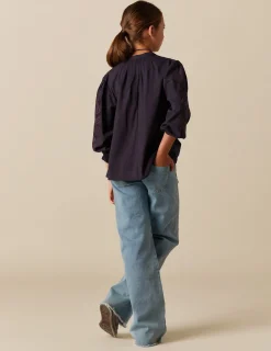 Nicoli Trousers|Denim<BLUE POCKETS JEANS Azul vaquero