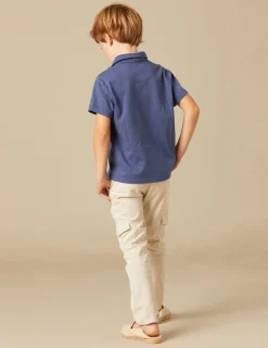 Nicoli Polos<BLUE POLO SHIRT Fresa