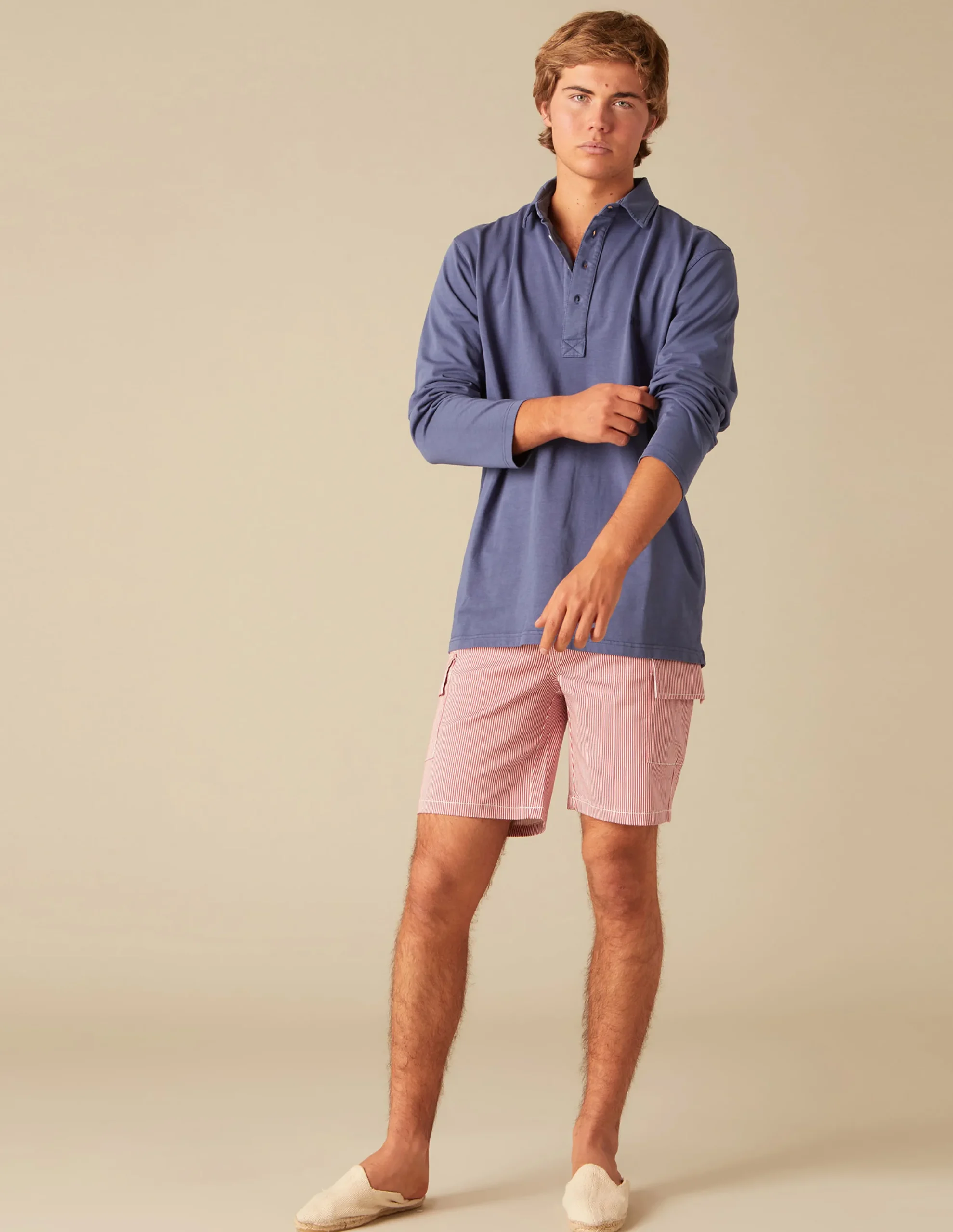 Nicoli Polos<BLUE POLO SHIRT Fresa