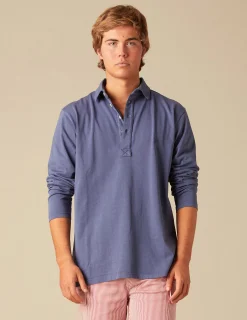 Nicoli Polos<BLUE POLO SHIRT Fresa