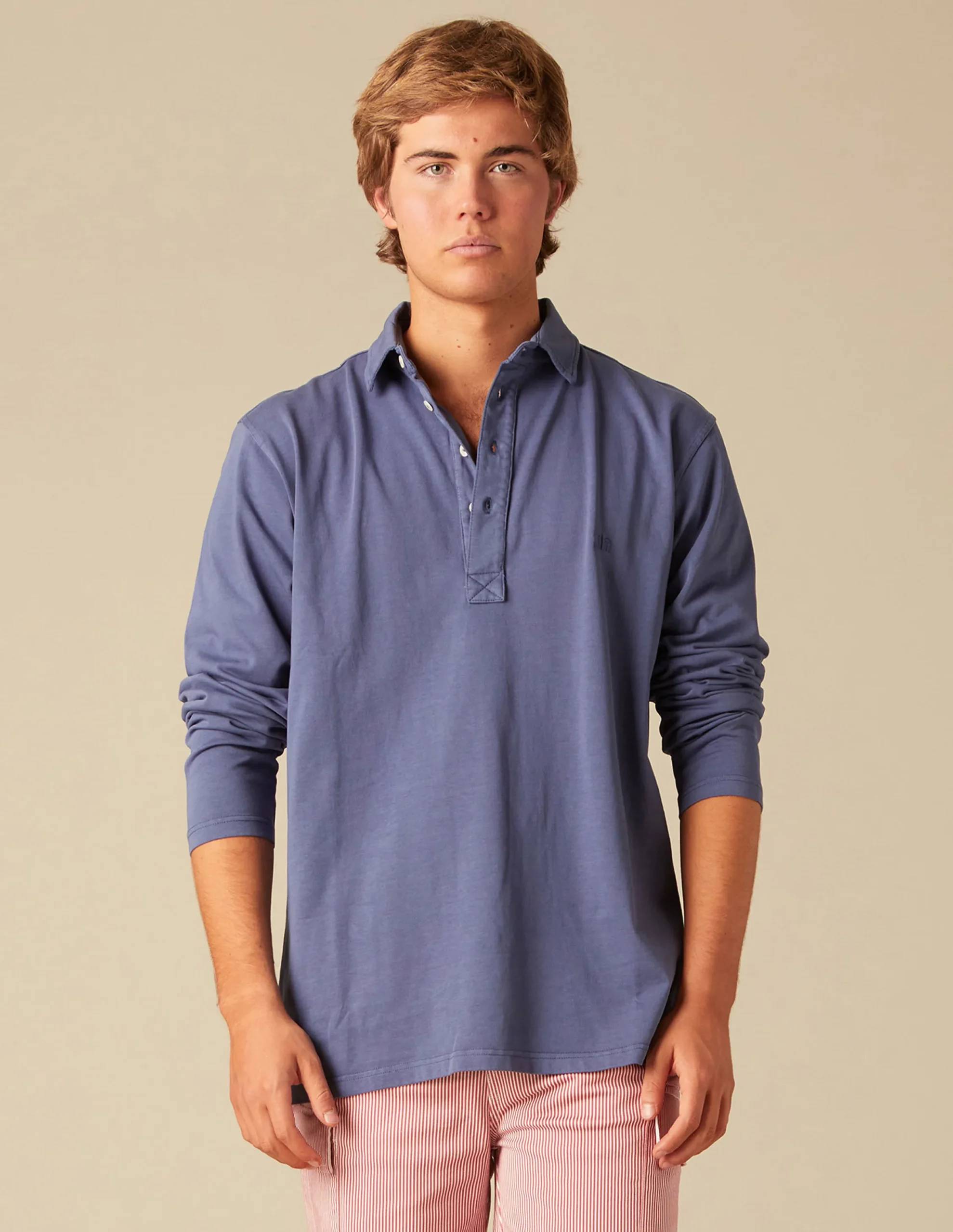 Nicoli Polos<BLUE POLO SHIRT Fresa