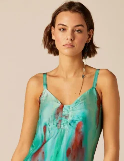 Nicoli Dresses<BLUE PRINT DRESS Mora