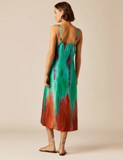 Nicoli Dresses<BLUE PRINT DRESS Mora