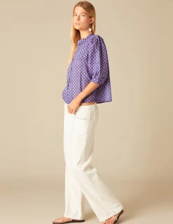 Nicoli Shirts & Blouses<BLUE PRINT SHIRT Azules