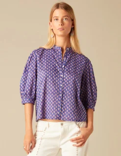 Nicoli Shirts & Blouses<BLUE PRINT SHIRT Azules