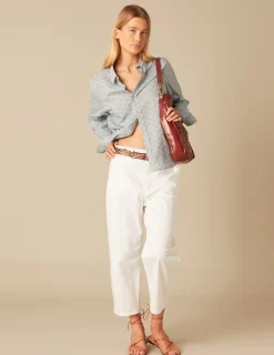 Nicoli Shirts & Blouses<BLUE PRINT SHIRT Azules claros