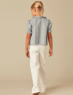 Nicoli Shirts<BLUE PRINT SHIRT Azules claros