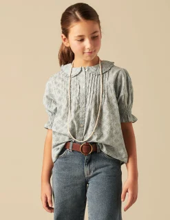 Nicoli Shirts<BLUE PRINT SHIRT Azules claros