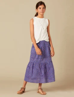 Nicoli Skirts<BLUE PRINT SKIRT Azules