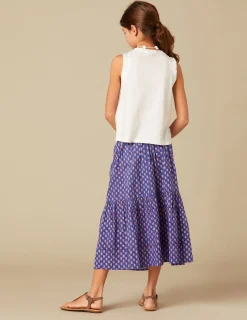 Nicoli Skirts<BLUE PRINT SKIRT Azules